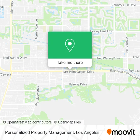 Personalized Property Management map