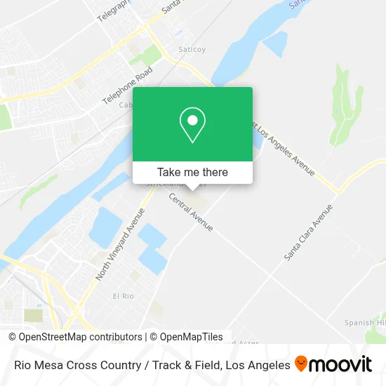 Rio Mesa Cross Country / Track & Field map