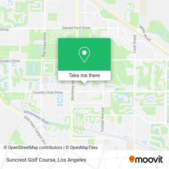 Suncrest Golf Course map