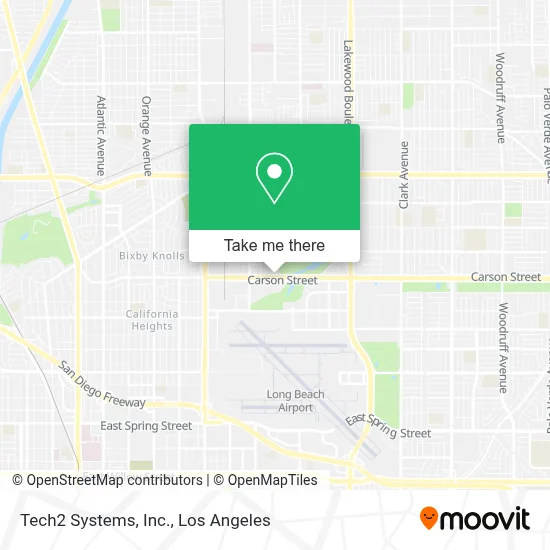 Tech2 Systems, Inc. map