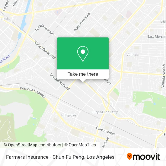 Farmers Insurance - Chun-Fu Peng map