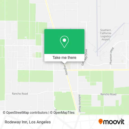 Rodeway Inn map