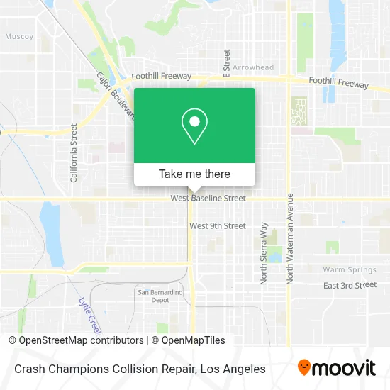 Crash Champions Collision Repair map