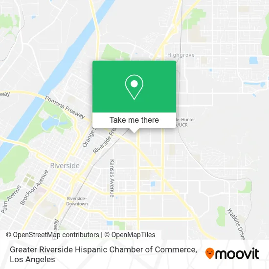 Greater Riverside Hispanic Chamber of Commerce map