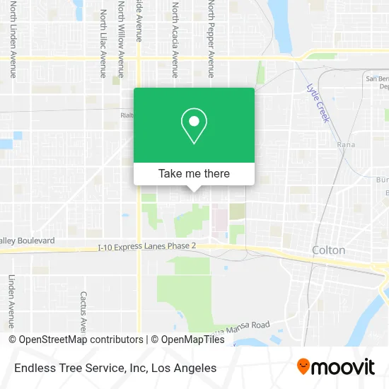 Endless Tree Service, Inc map