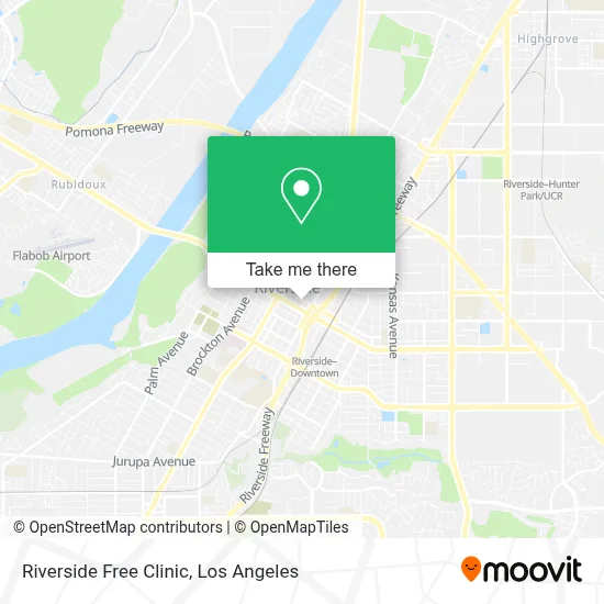 Riverside Free Clinic map