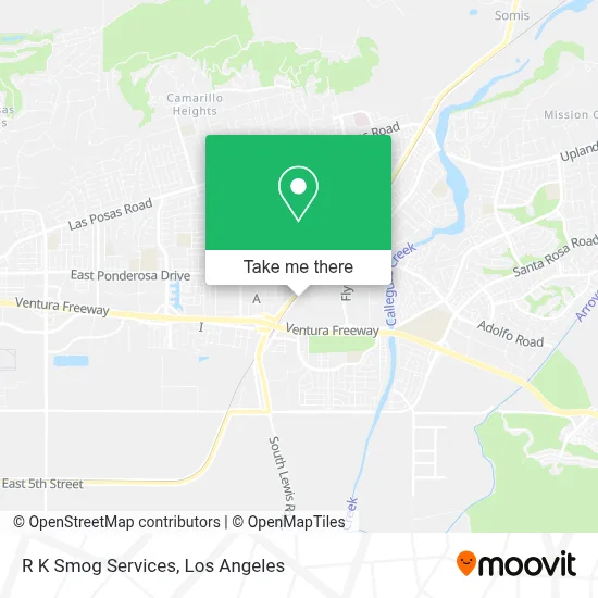 R K Smog Services map