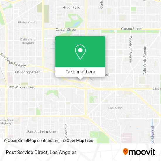 Pest Service Direct map