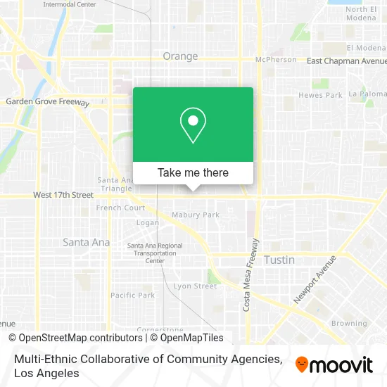Multi-Ethnic Collaborative of Community Agencies map