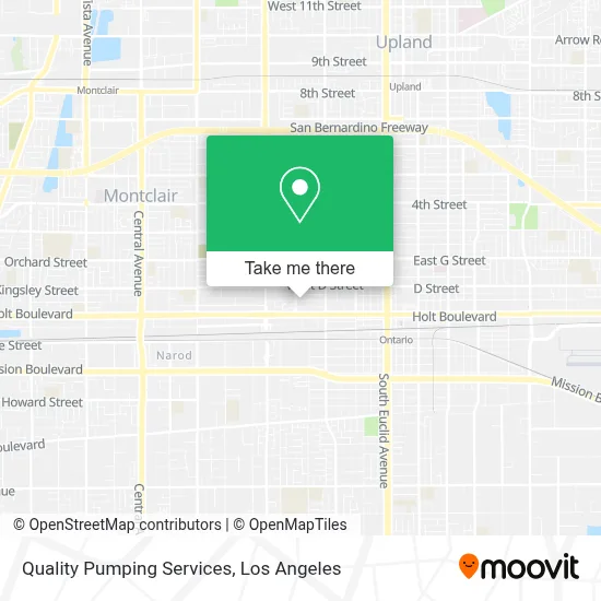 Quality Pumping Services map