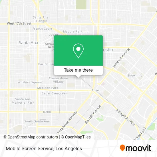 Mobile Screen Service map