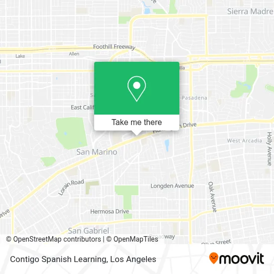 Contigo Spanish Learning map