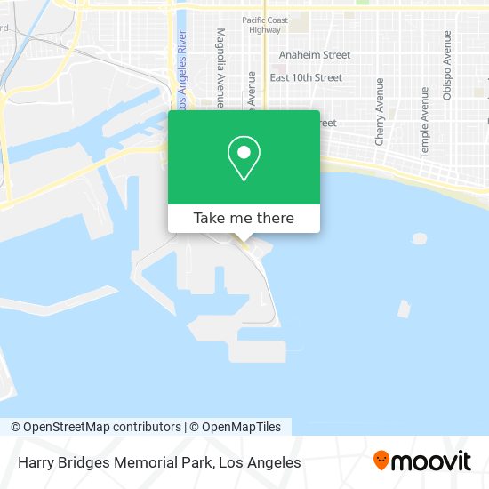 Harry Bridges Memorial Park map