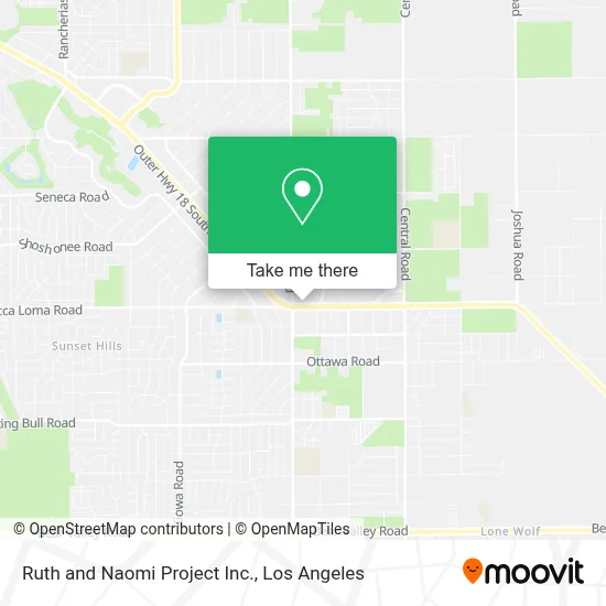Ruth and Naomi Project Inc. map
