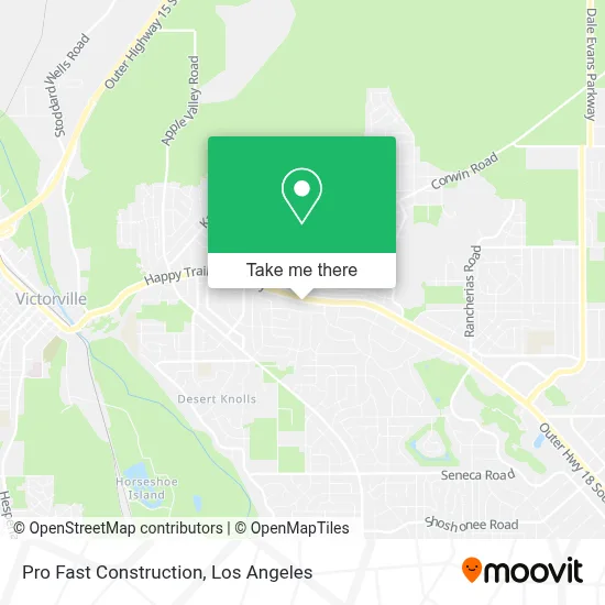 Pro Fast Construction map