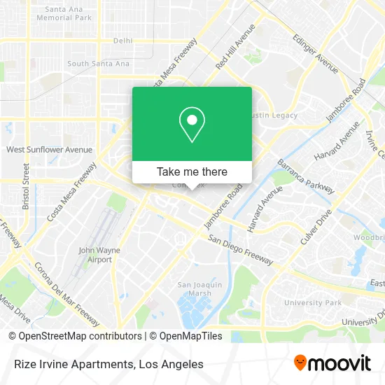 Rize Irvine Apartments map