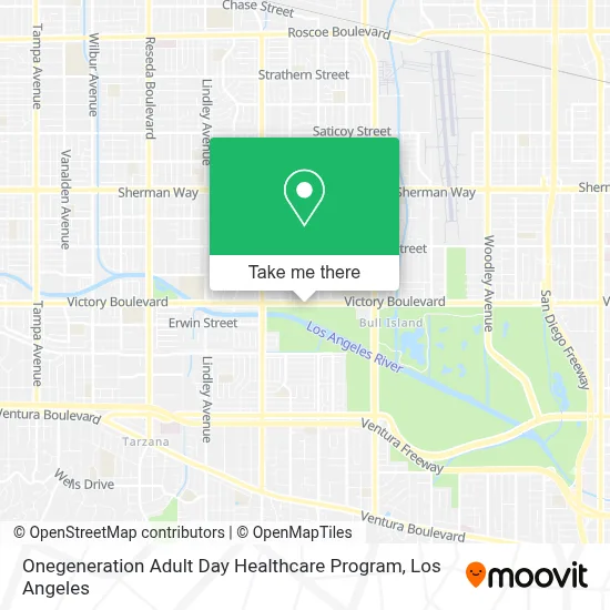 Onegeneration Adult Day Healthcare Program map
