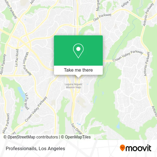 Professionails map