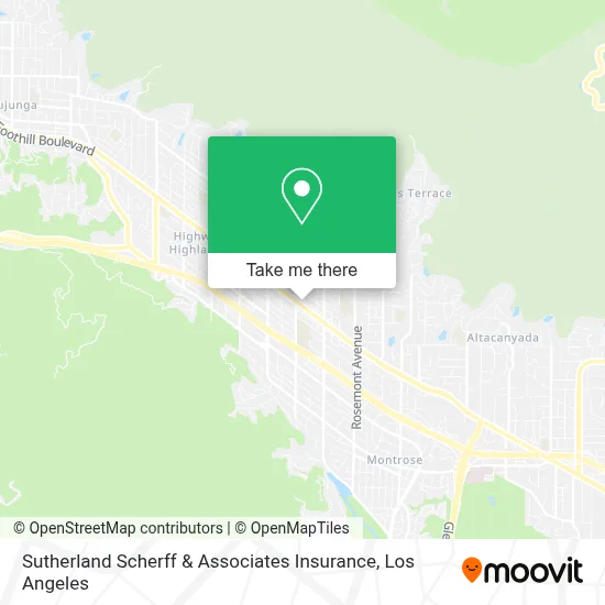 Sutherland Scherff & Associates Insurance map