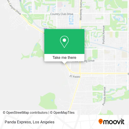 Panda Express map