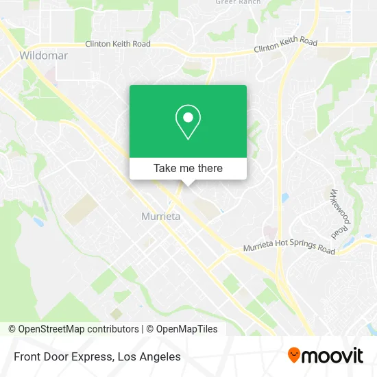 Front Door Express map