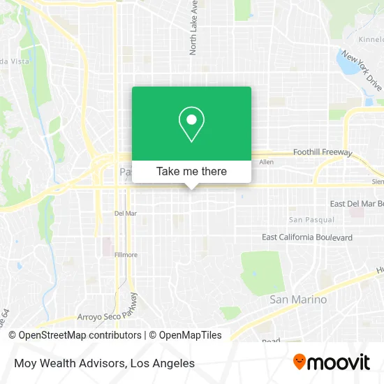 Moy Wealth Advisors map