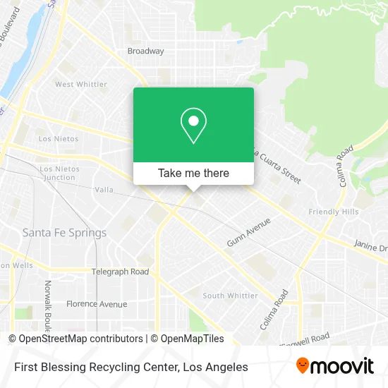 First Blessing Recycling Center map