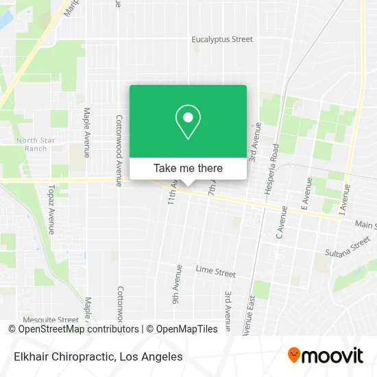 Elkhair Chiropractic map