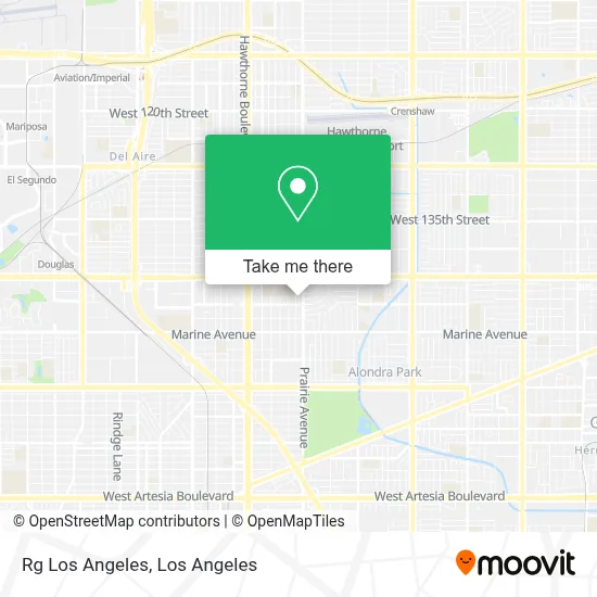 Rg Los Angeles map