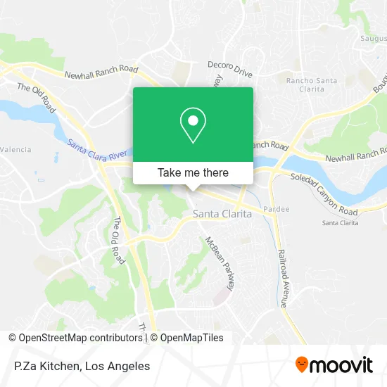 P.Za Kitchen map