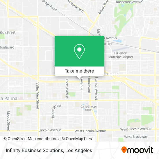 Infinity Business Solutions map
