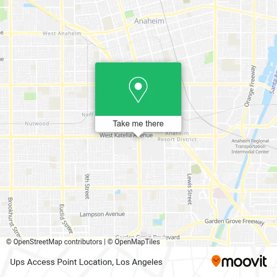 Ups Access Point Location map