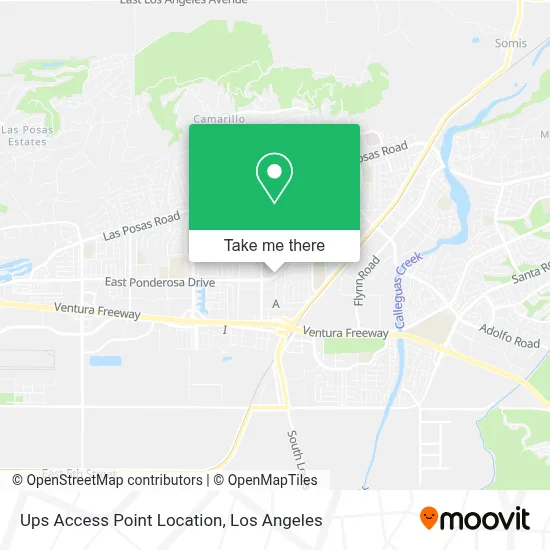 Ups Access Point Location map