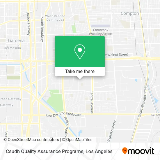 Csudh Quality Assurance Programs map