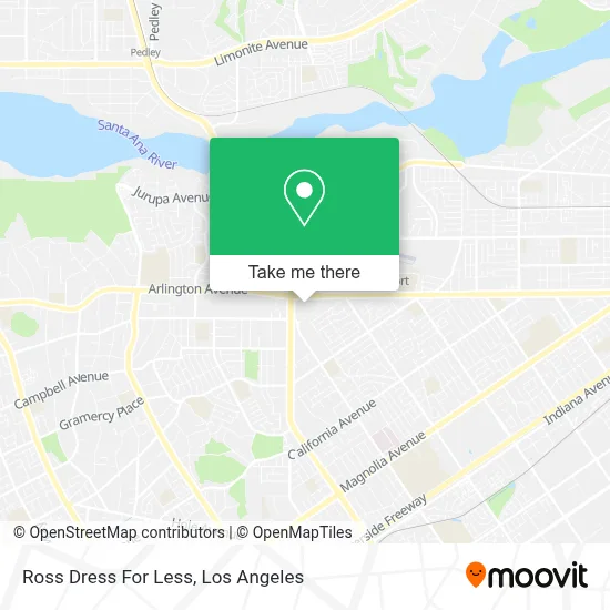 Ross Dress For Less map