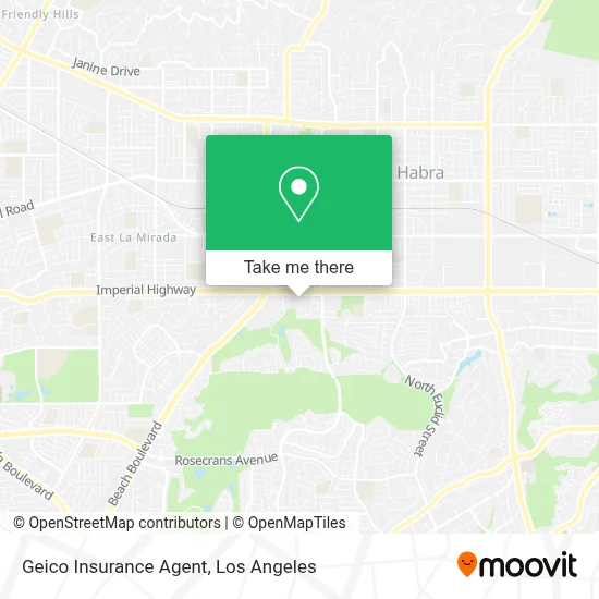 Geico Insurance Agent map