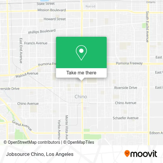Jobsource Chino map