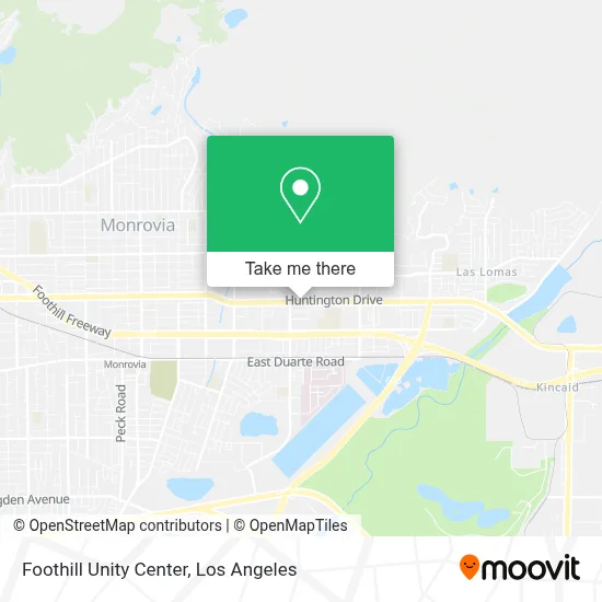 Foothill Unity Center map