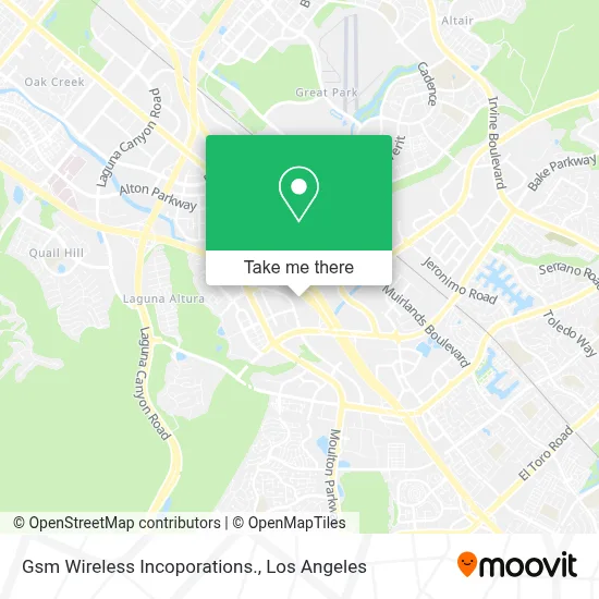 Gsm Wireless Incoporations. map