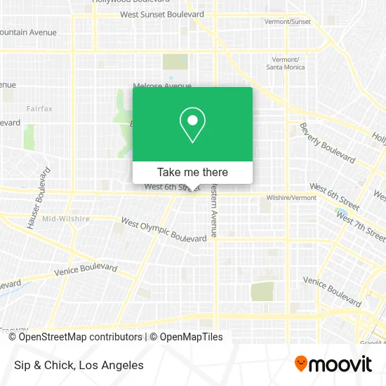 Sip & Chick map