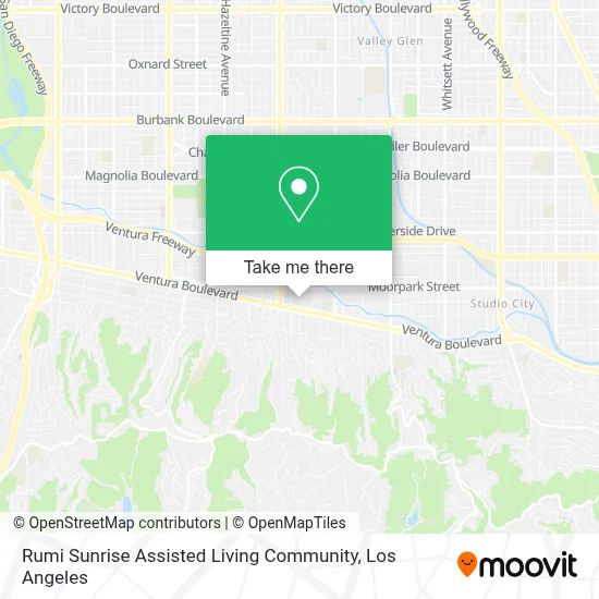 Rumi Sunrise Assisted Living Community map