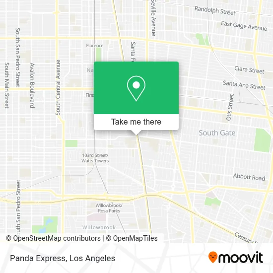 Panda Express map