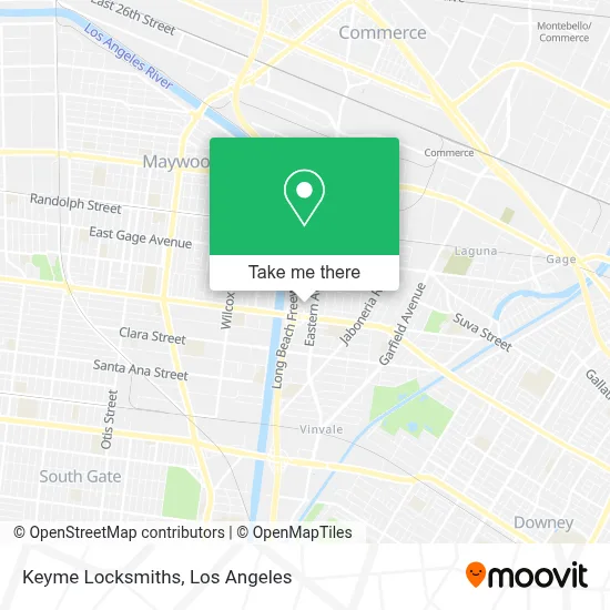 Keyme Locksmiths map