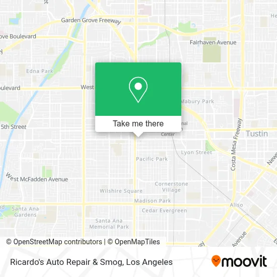 Ricardo's Auto Repair & Smog map