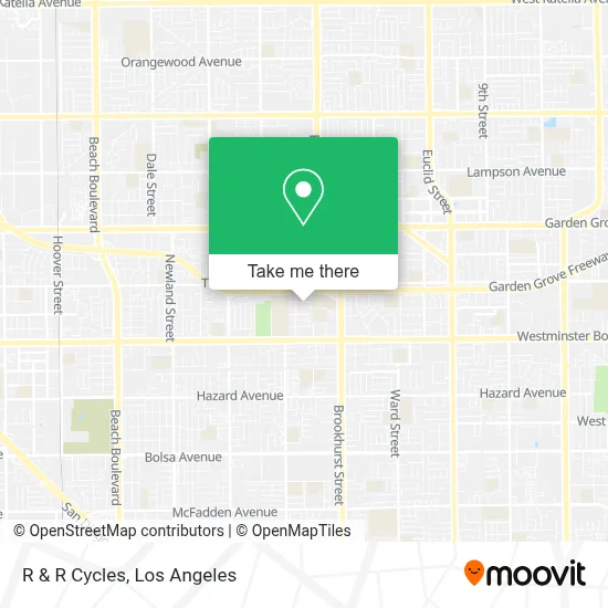 R & R Cycles map