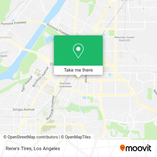 Rene's Tires map