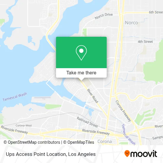 Ups Access Point Location map