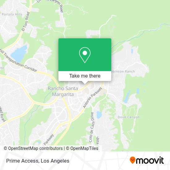 Prime Access map