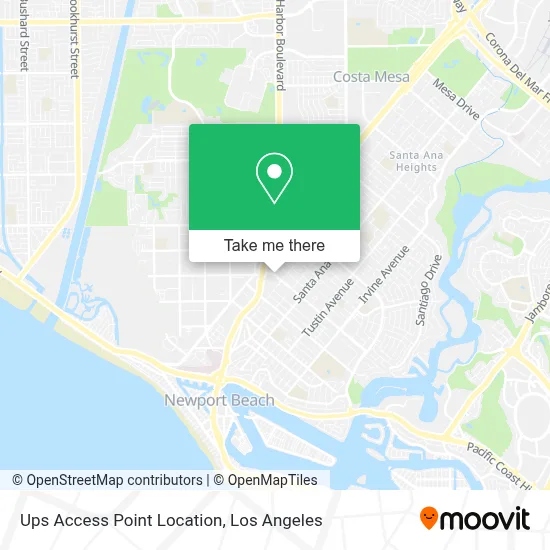 Ups Access Point Location map