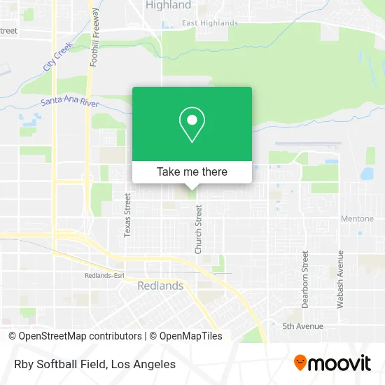Rby Softball Field map